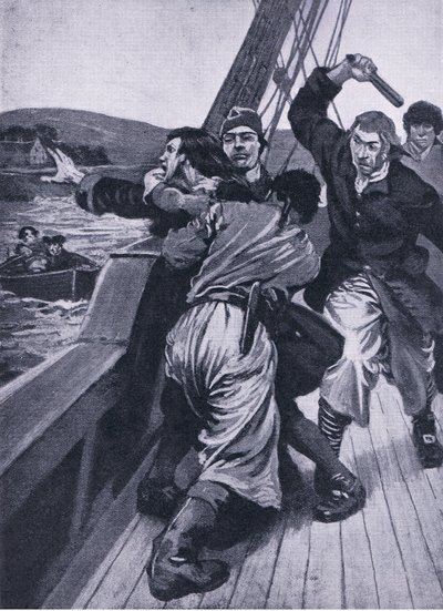 The kidnap of David Balfour, Newnes Pictorial Knowledge Volume 7 published, 1950s by William after Stott